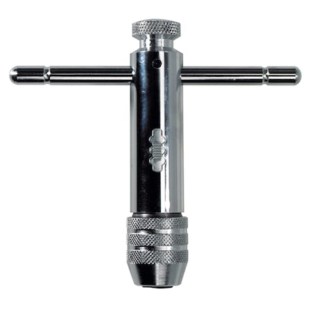 Hanson T-Handle Ratcheting Tap Wrench, 1/4" to 1/2" (6mm to 12mm) 21102